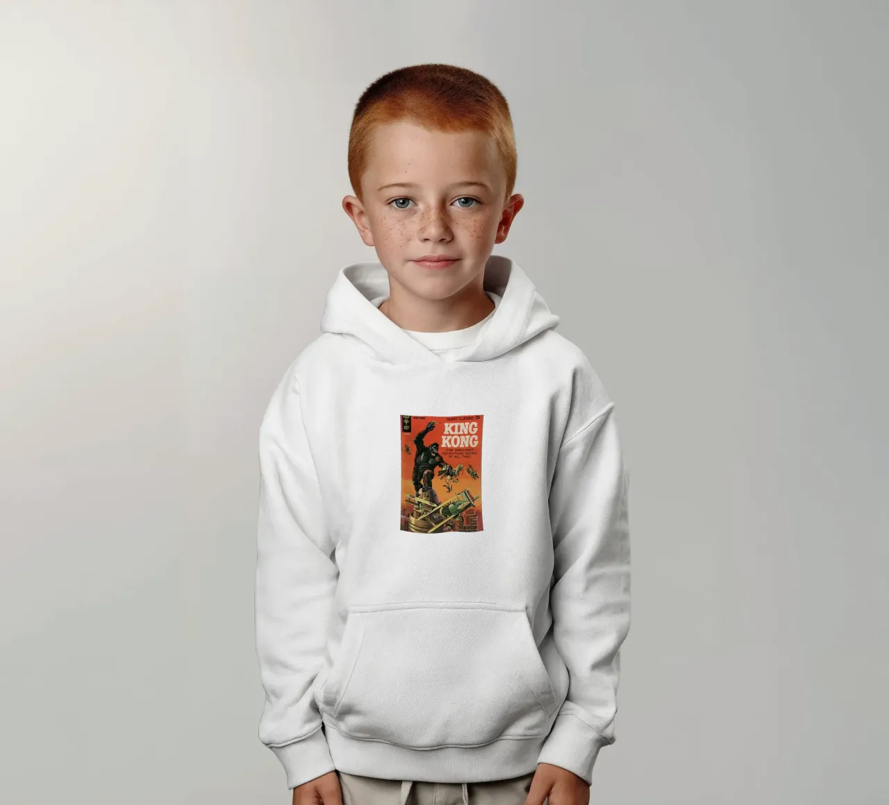 King kong comic Kinder Hoodie von Martin studio
