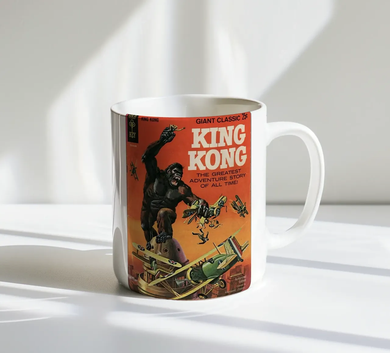 Fumetto King Kong tazza in ceramica da Martin studio