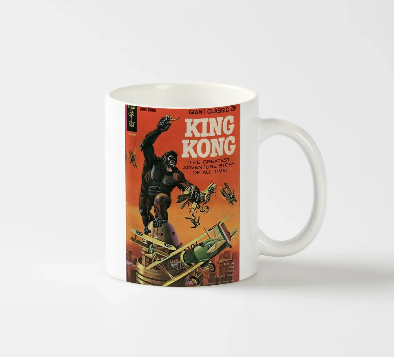 Fumetto King Kong tazza in ceramica da Martin studio