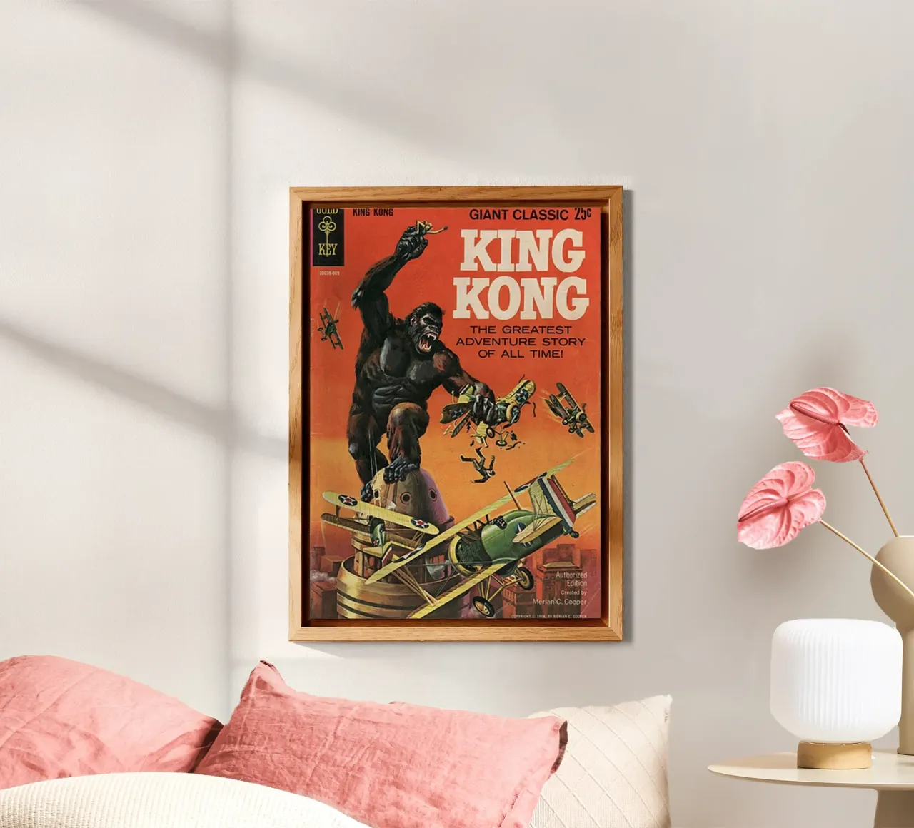 Fumetto King Kong pannello forex da Martin studio