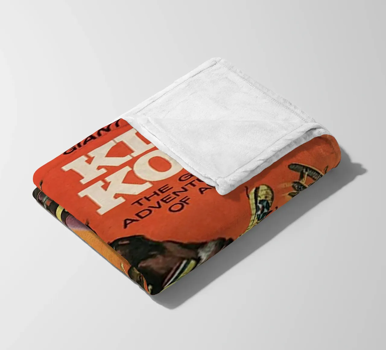 King kong comic fleece blanket by Martin studio