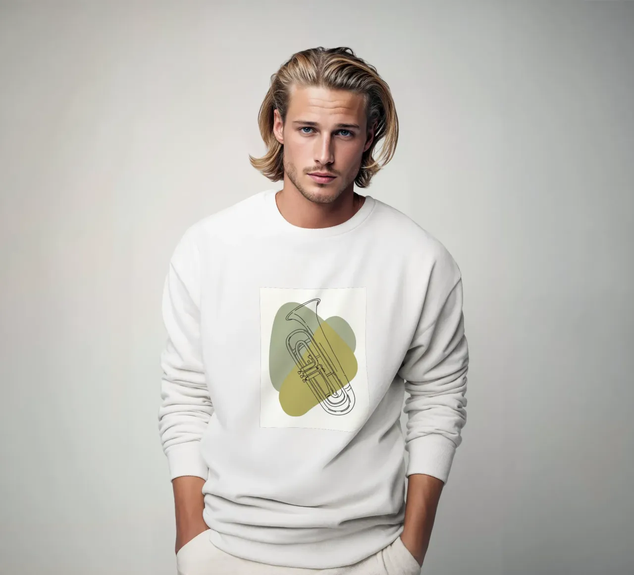 Trompet sweatshirt van RELAXING TOUCH