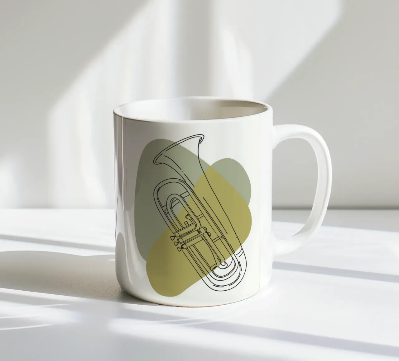 Trompete Keramik Tasse von RELAXING TOUCH