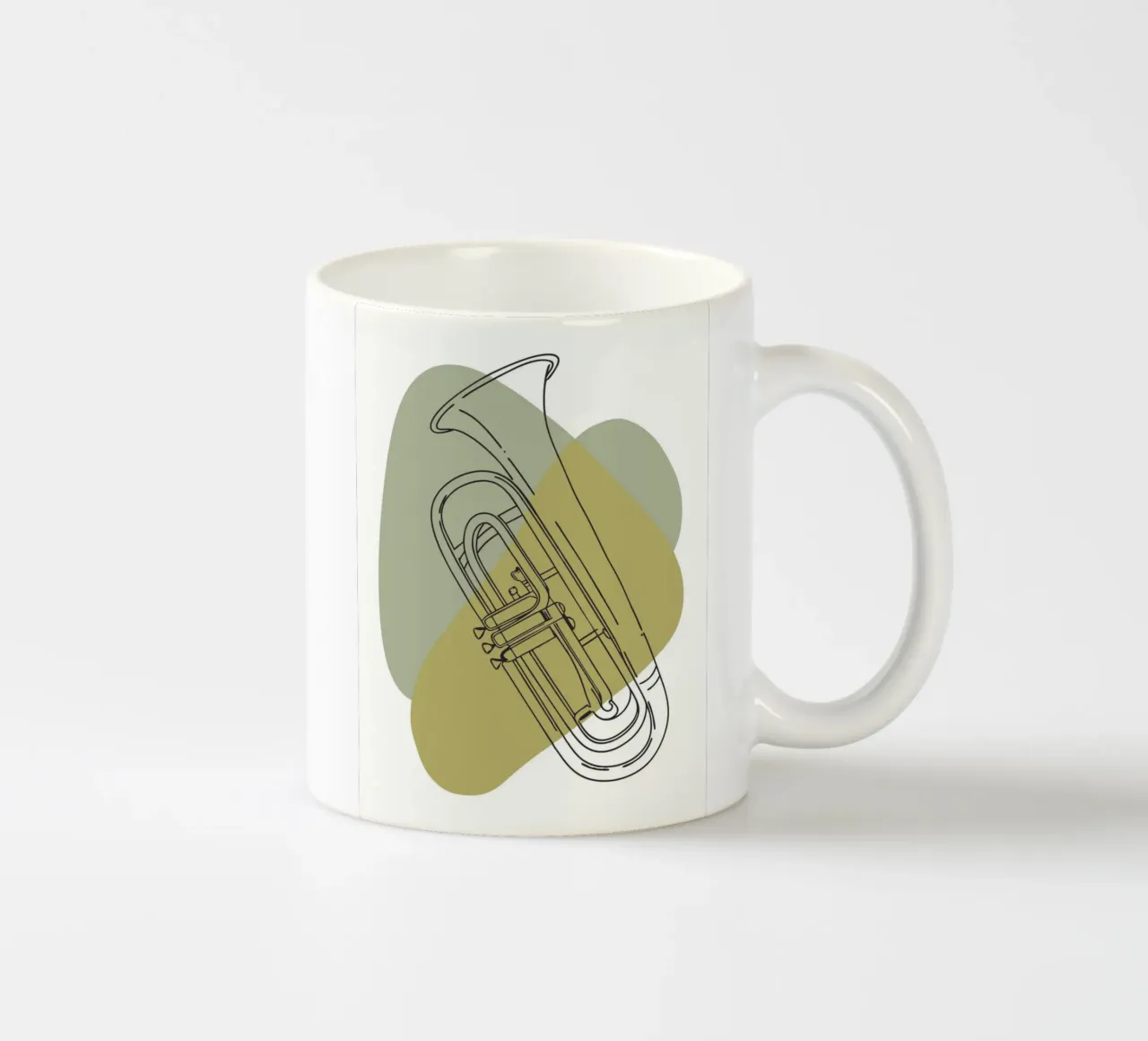 Trompete Keramik Tasse von RELAXING TOUCH