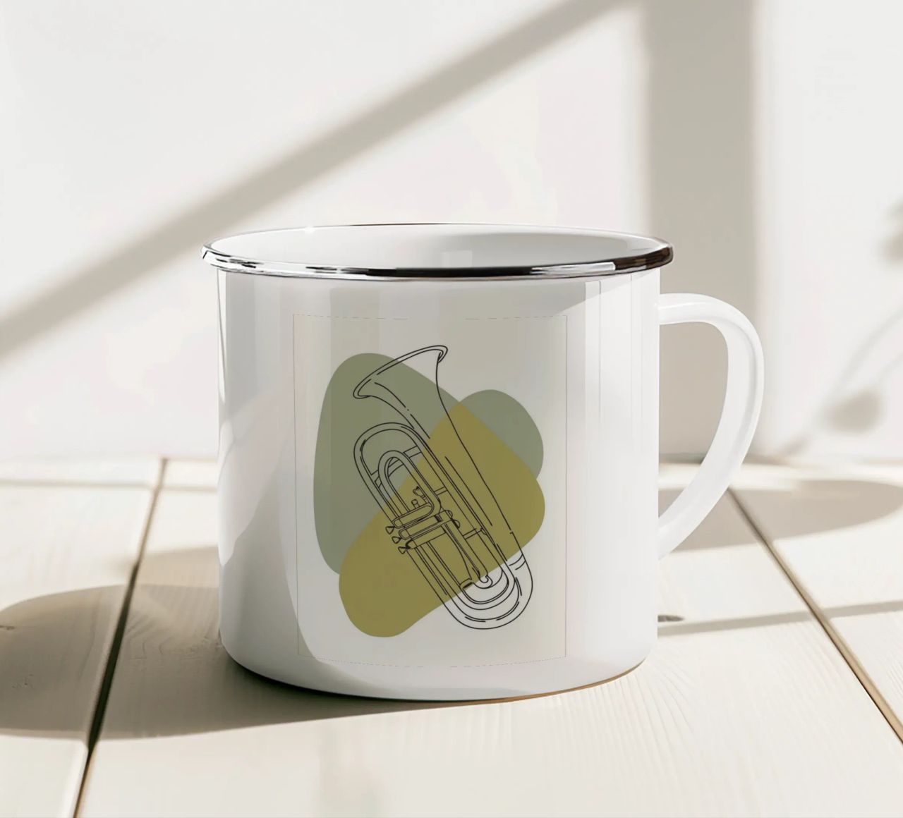 Tromba tazza in smalto da RELAXING TOUCH