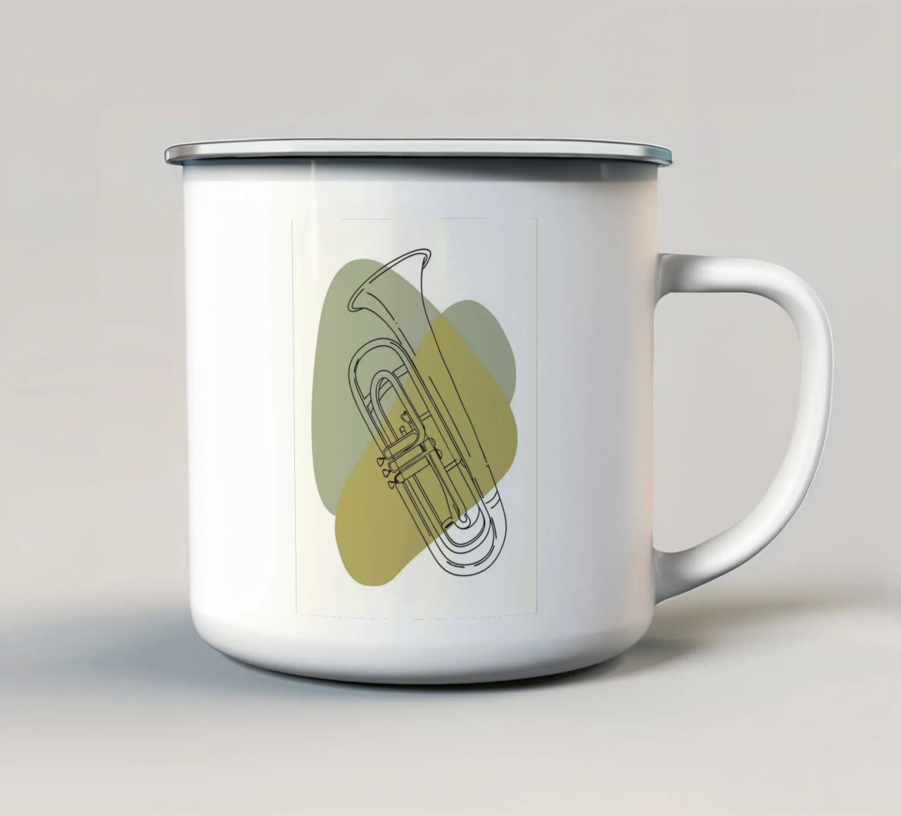 Tromba tazza in smalto da RELAXING TOUCH
