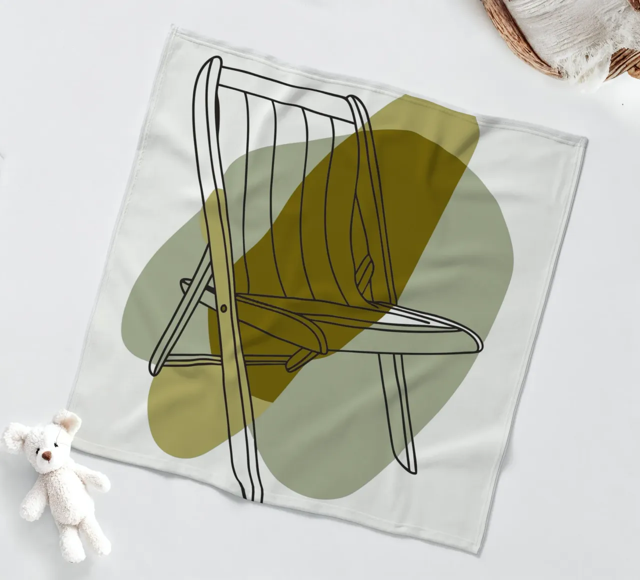 Sedia coperta in pile da RELAXING TOUCH