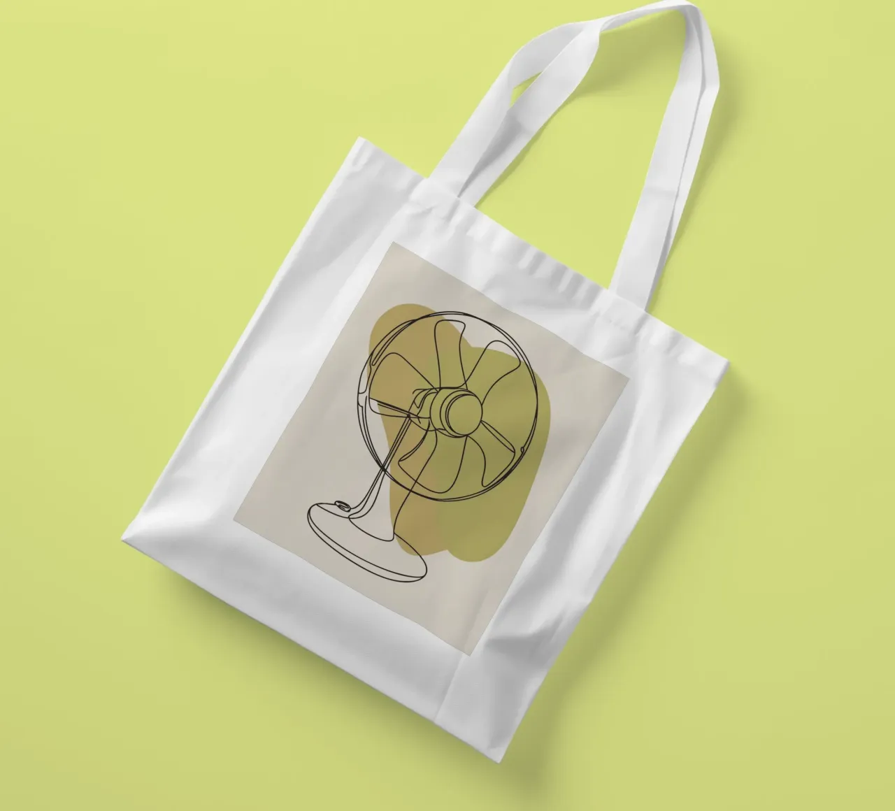 Fan tote bag by RELAXING TOUCH