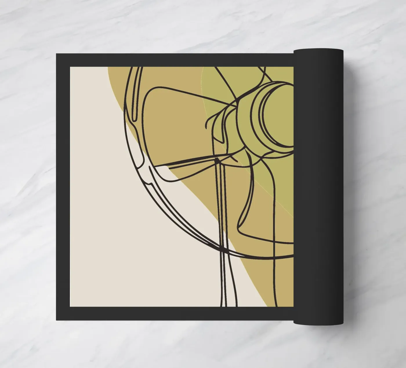 Fan doormat by RELAXING TOUCH