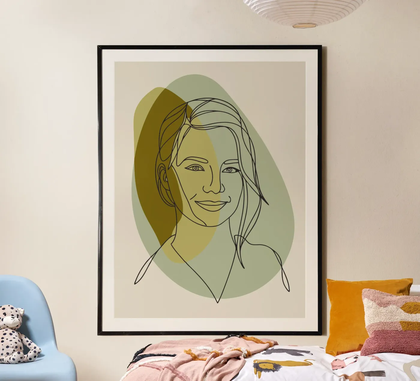 Woman's Face poster by RELAXING TOUCH
