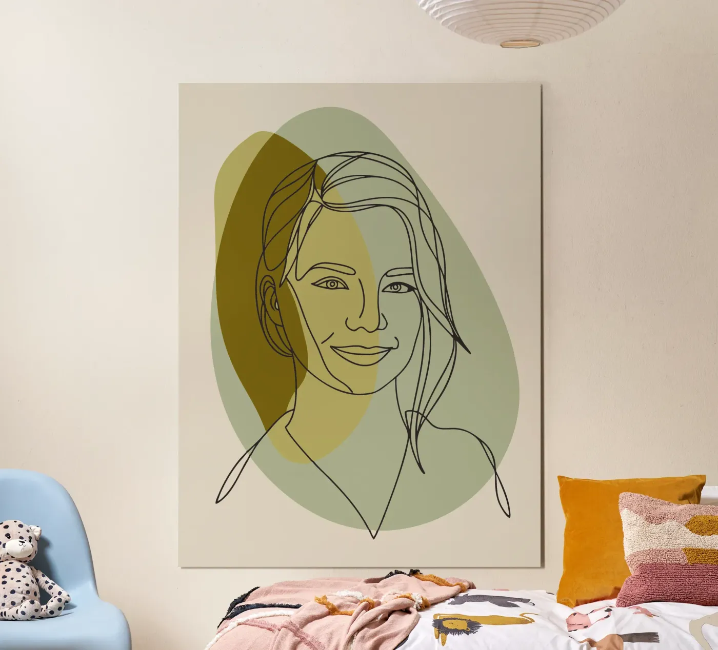 Woman's Face poster by RELAXING TOUCH
