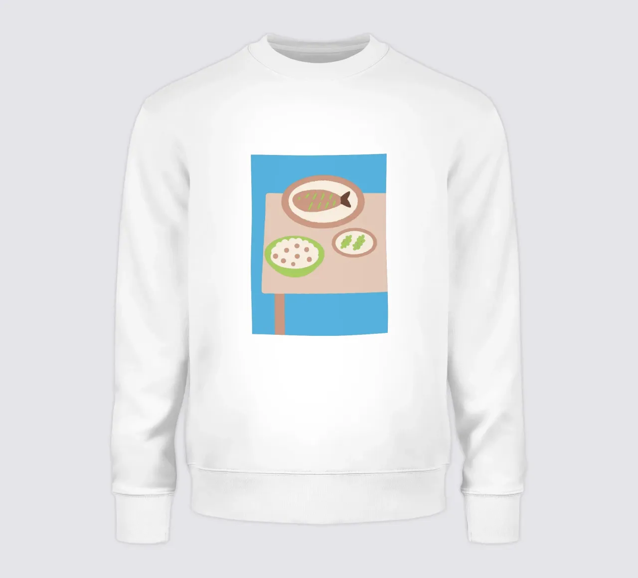 Tre piatti per la cena felpa da TRENDY POSTER SHOP