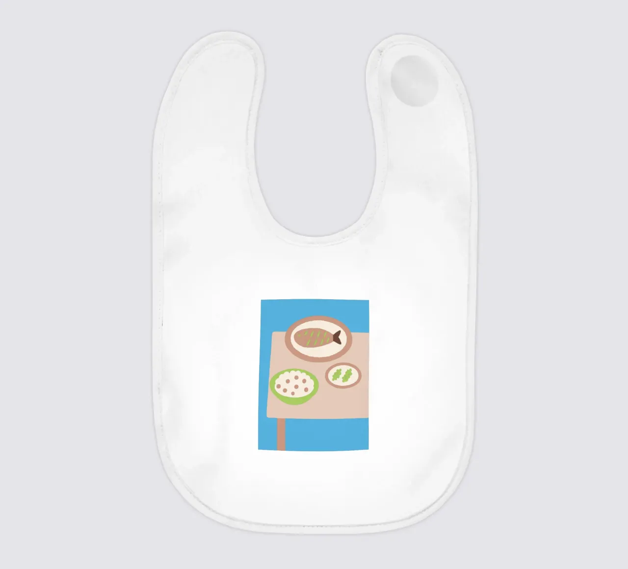 Tre piatti per la cena bavaglino da TRENDY POSTER SHOP