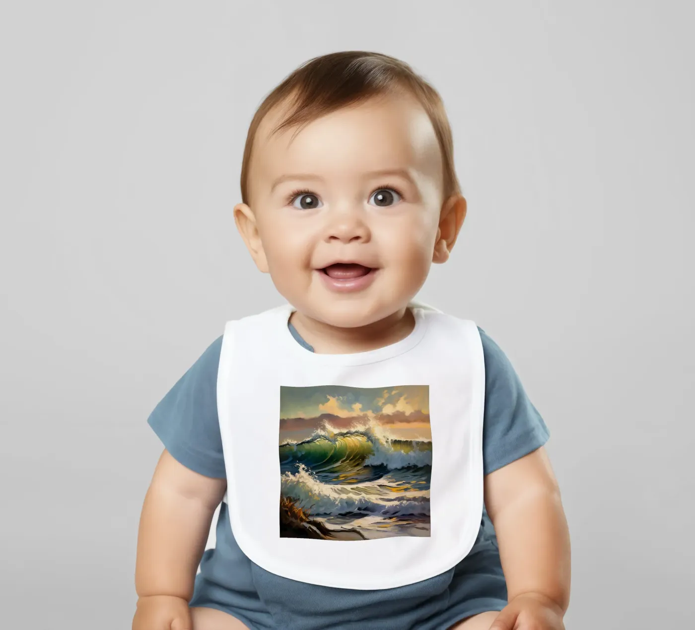 Distant Waves bavoir de Earthly Visions