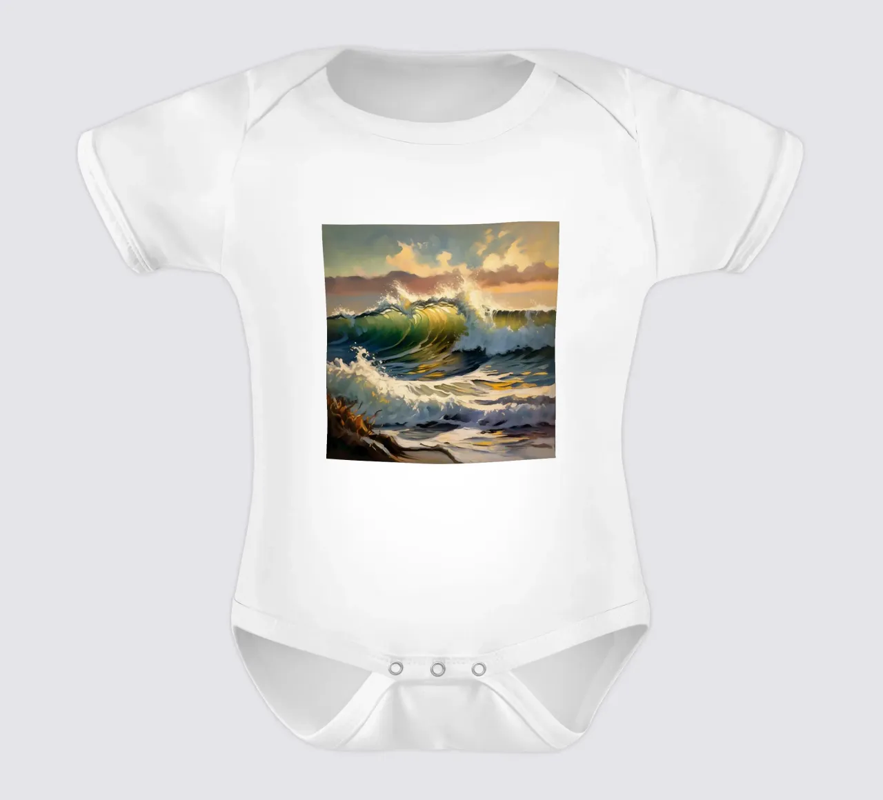 Olas lejanas body de bebé de Earthly Visions