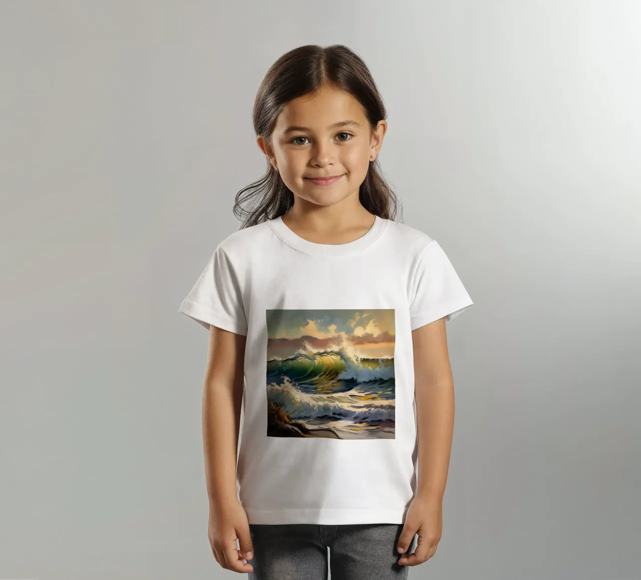 Verre golven kinder t-shirt van Earthly Visions