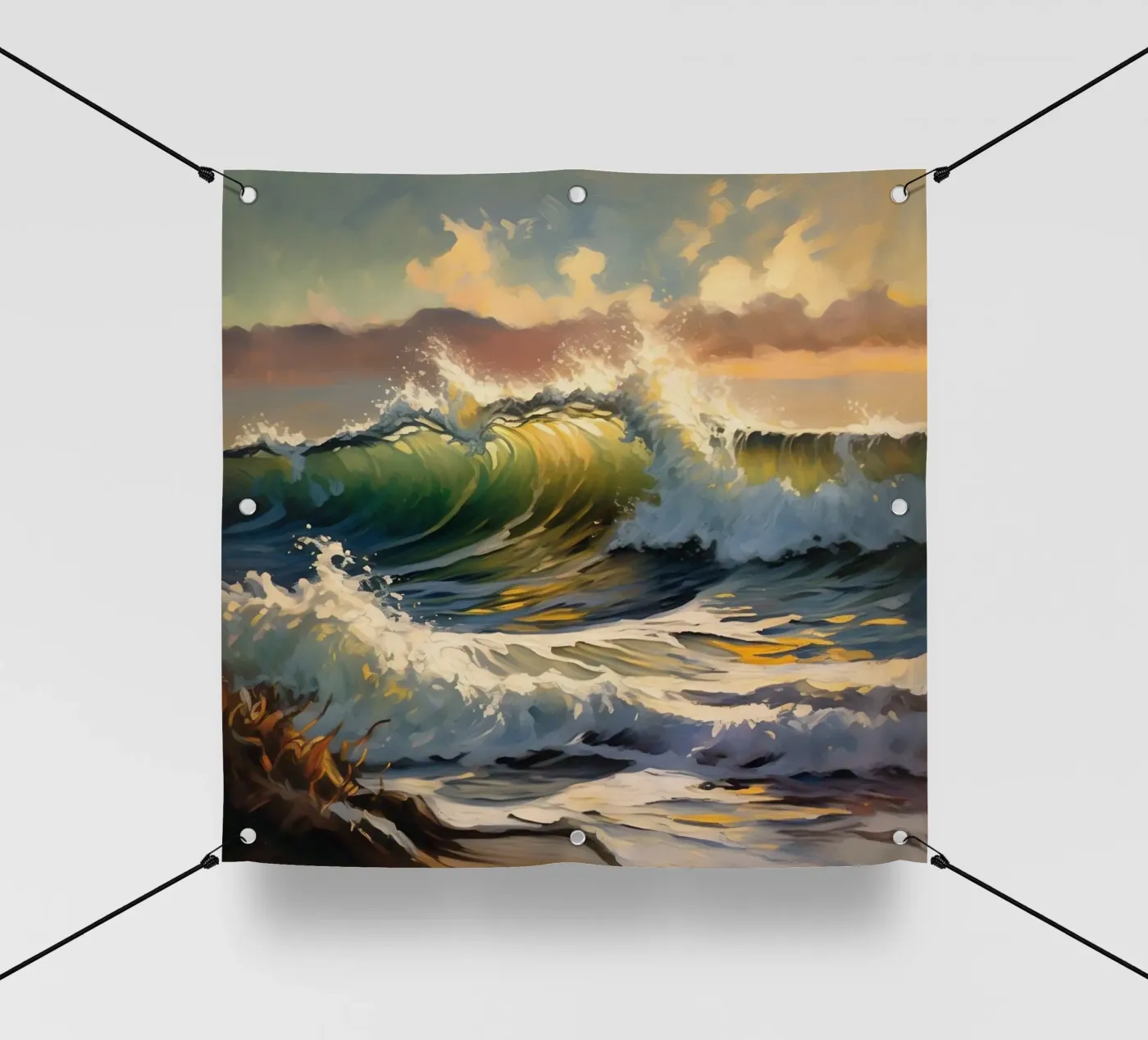 Distant Waves pvc cover by Earthly Visions