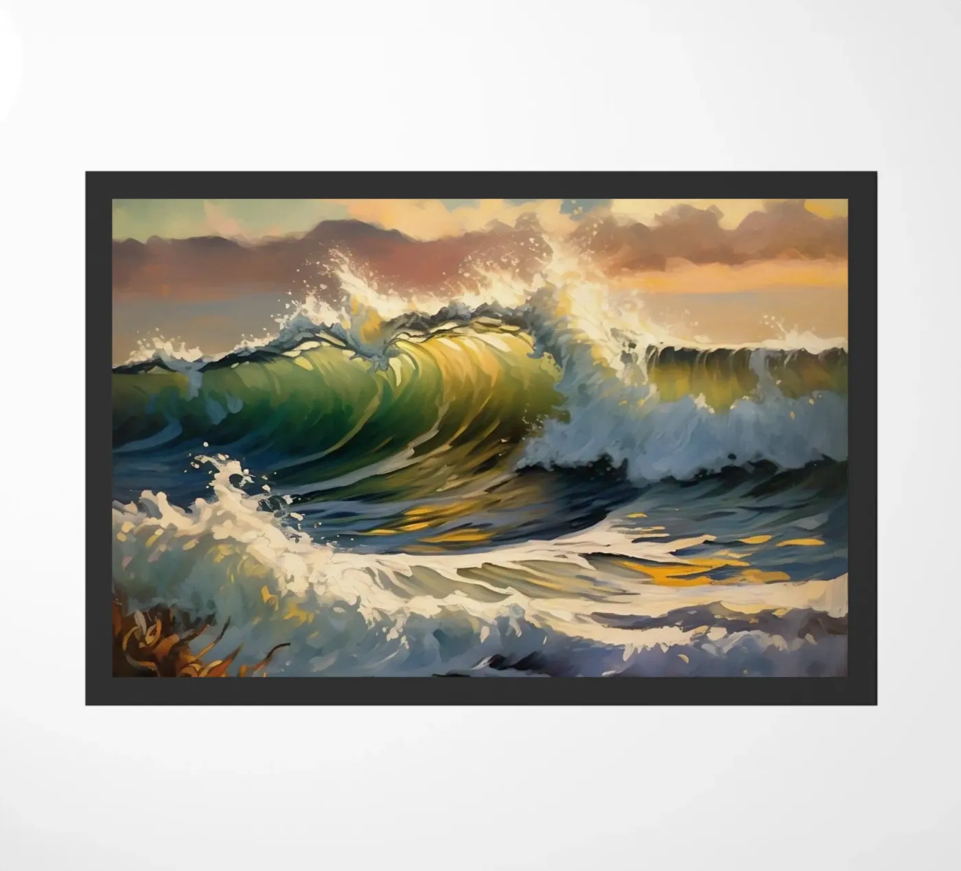 Distant Waves deurmat van Earthly Visions