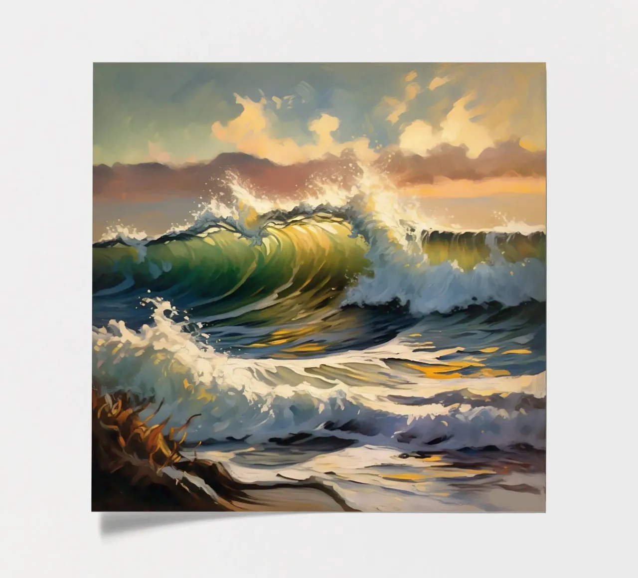 Distant Waves sticker sheet by Earthly Visions