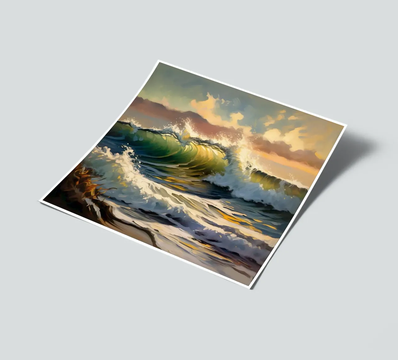 Distant Waves sticker sheet by Earthly Visions