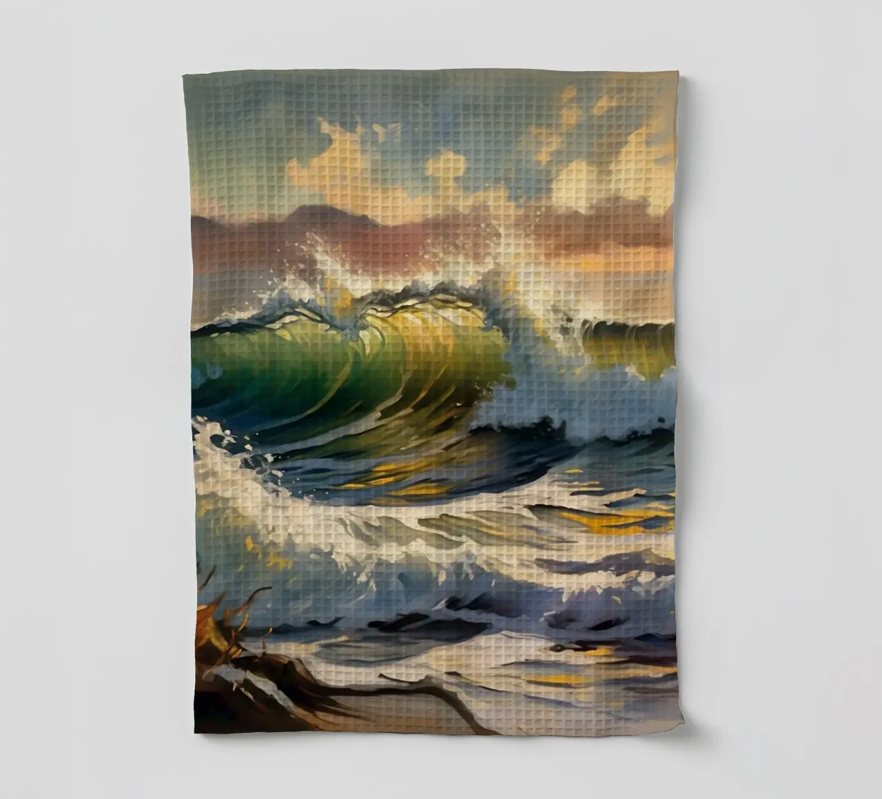 Vagues lointaines torchon de Earthly Visions