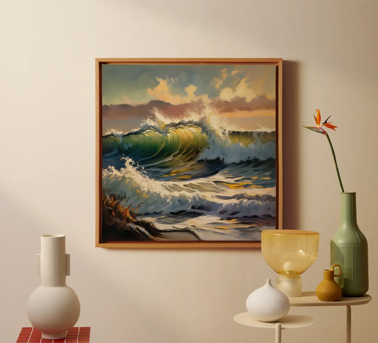 Distant Waves canvas by Earthly Visions