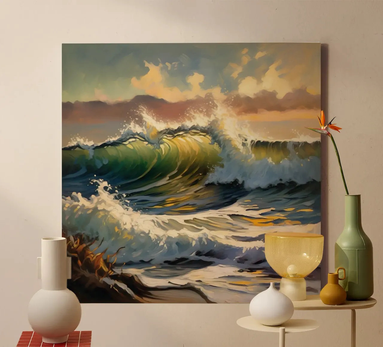 Distant Waves canvas by Earthly Visions