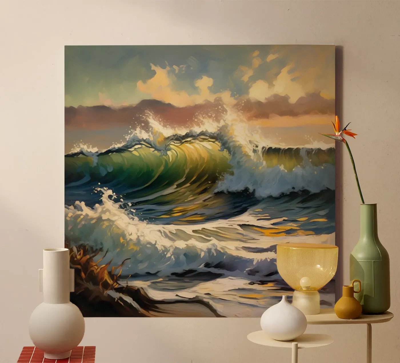 Distant Waves canvas by Earthly Visions