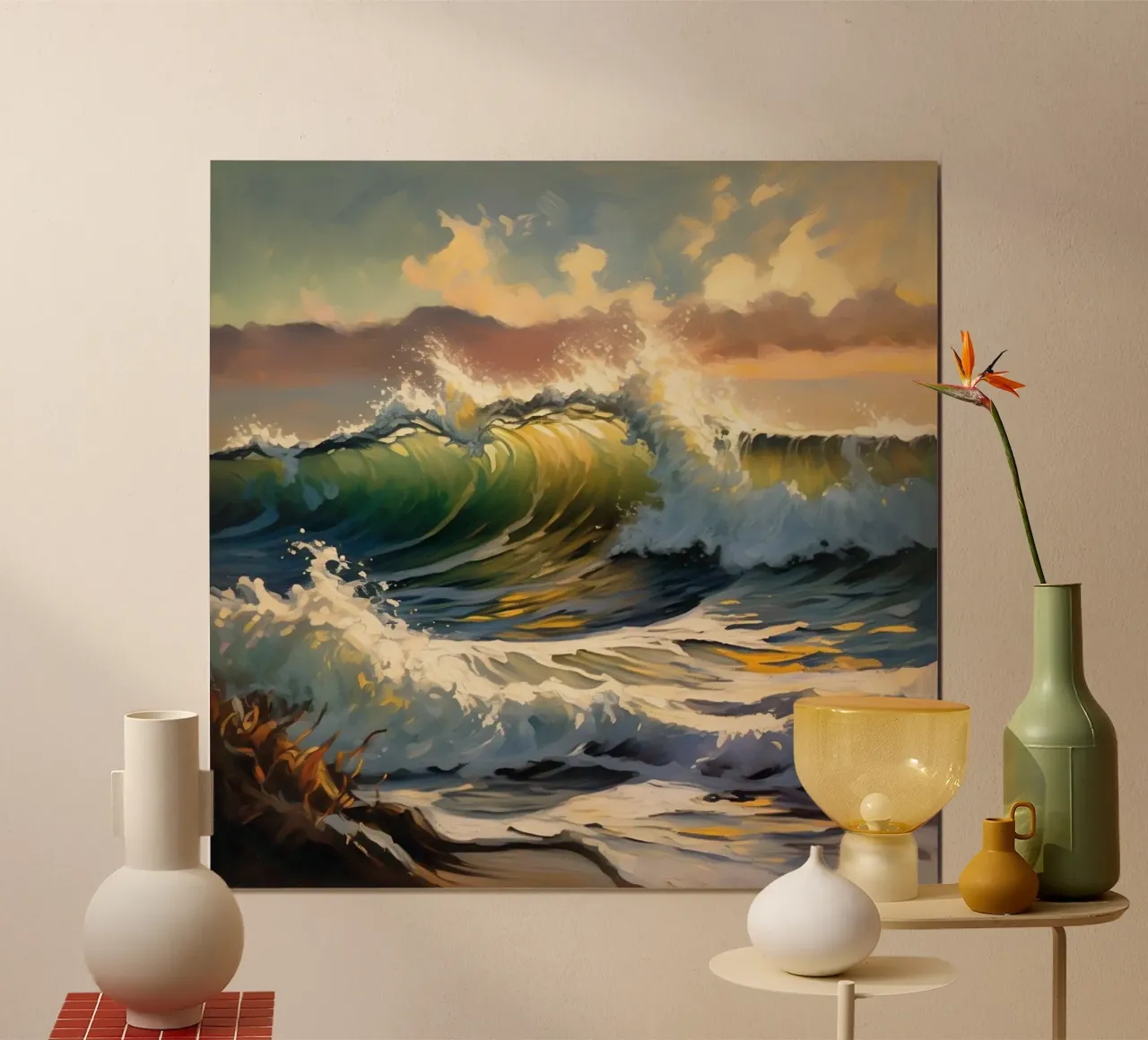 Distant Waves poster by Earthly Visions