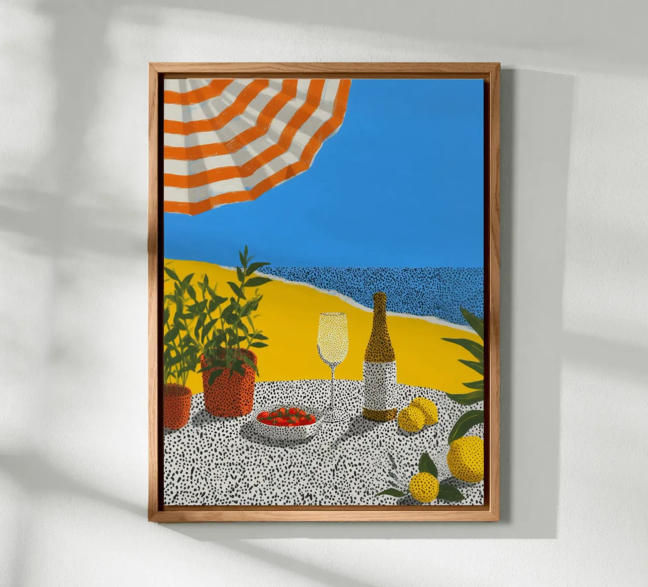 Summer calm with points alu-dibond by Carinaprint