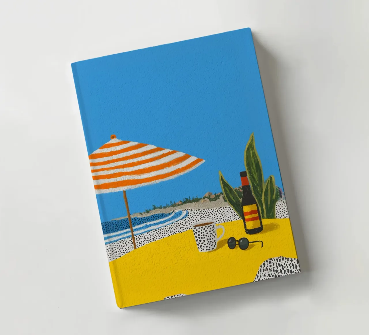 Mediterranean summer points notebook by Carinaprint