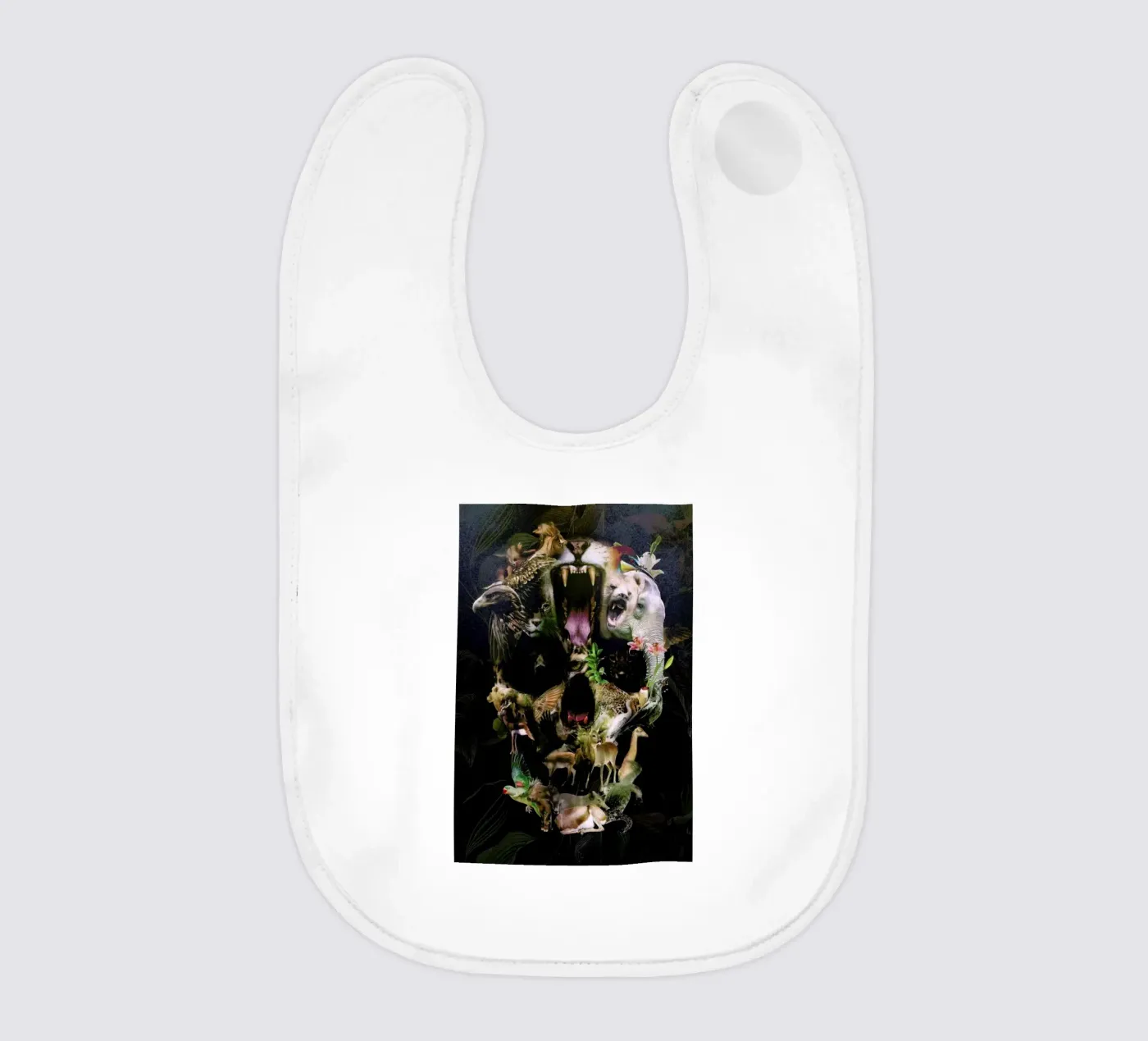 Kingdom baby bib by Ali Gulec