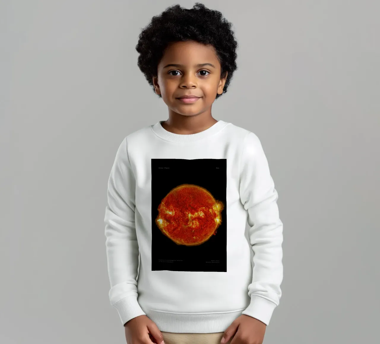 Solar Flare felpa bambino da Vintage by JUNIQE