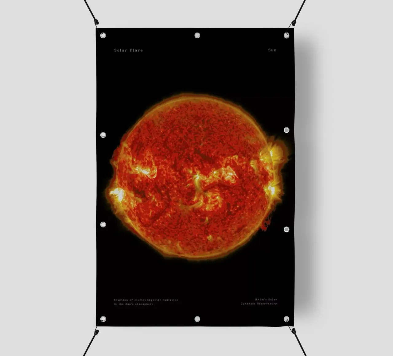 Solar Flare telo in pvc da Vintage by JUNIQE