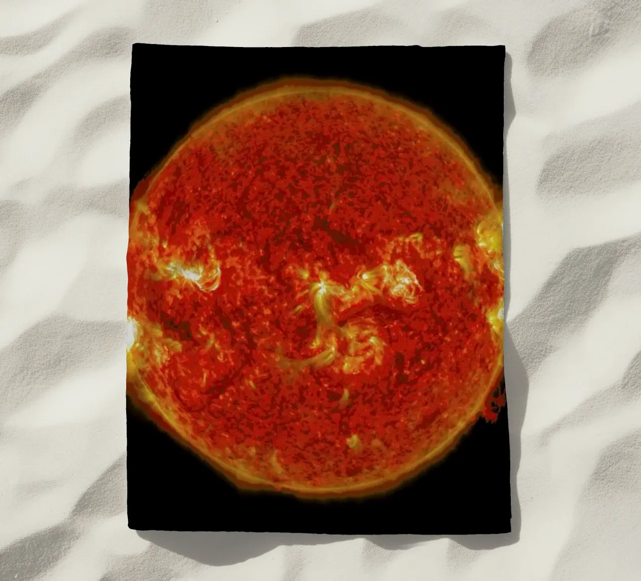 Solar Flare telo mare da Vintage by JUNIQE