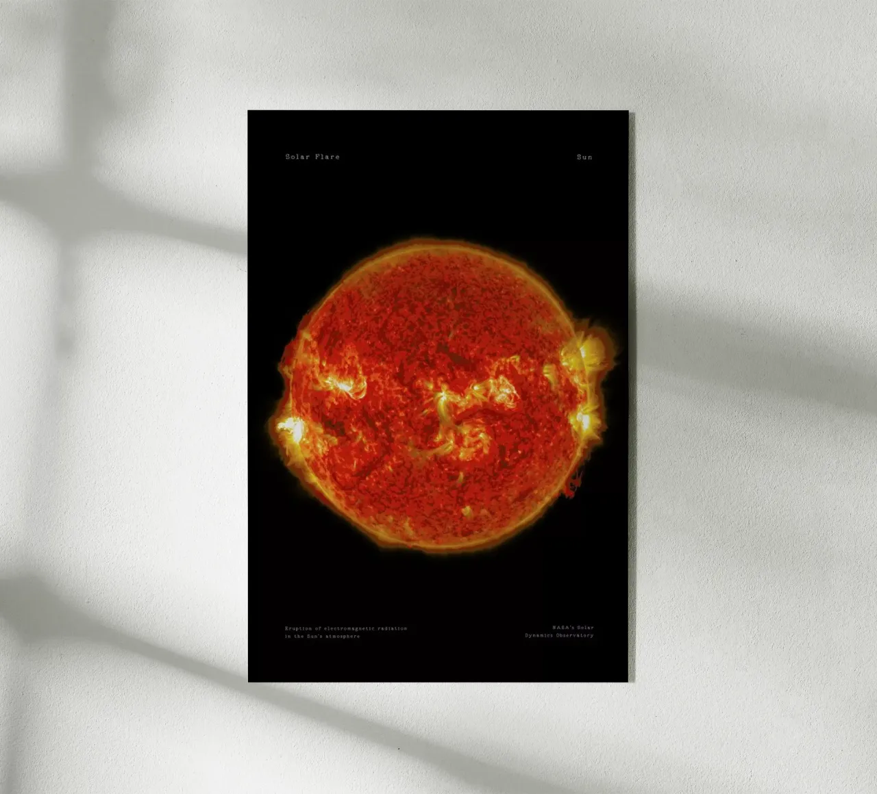 Solar Flare plexiglass da Vintage by JUNIQE