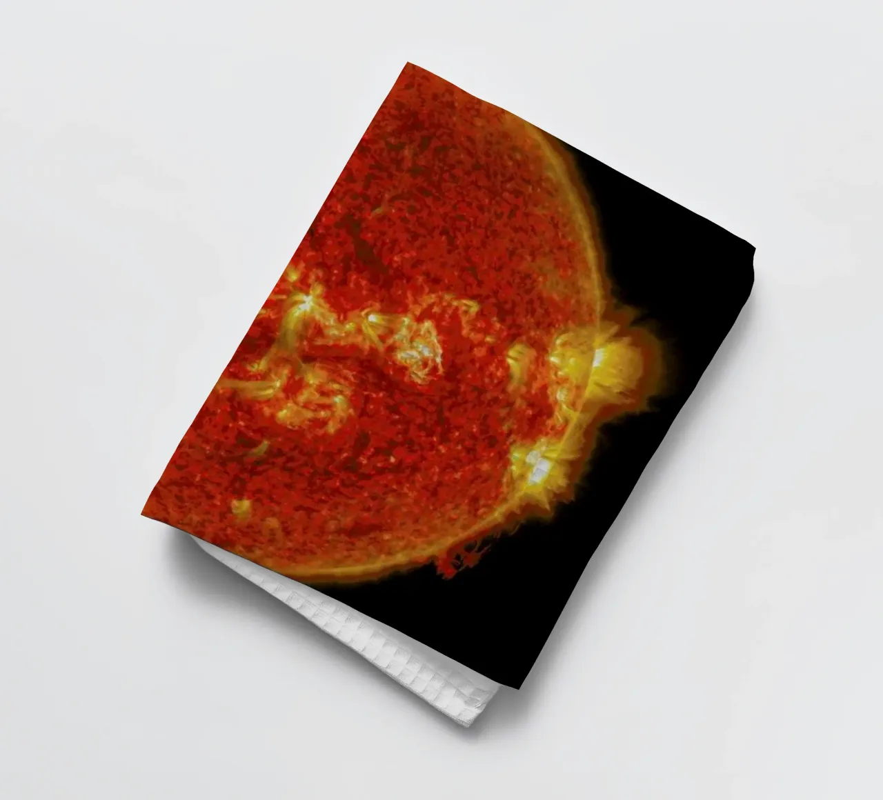 Solar Flare tea towel by Vintage by JUNIQE
