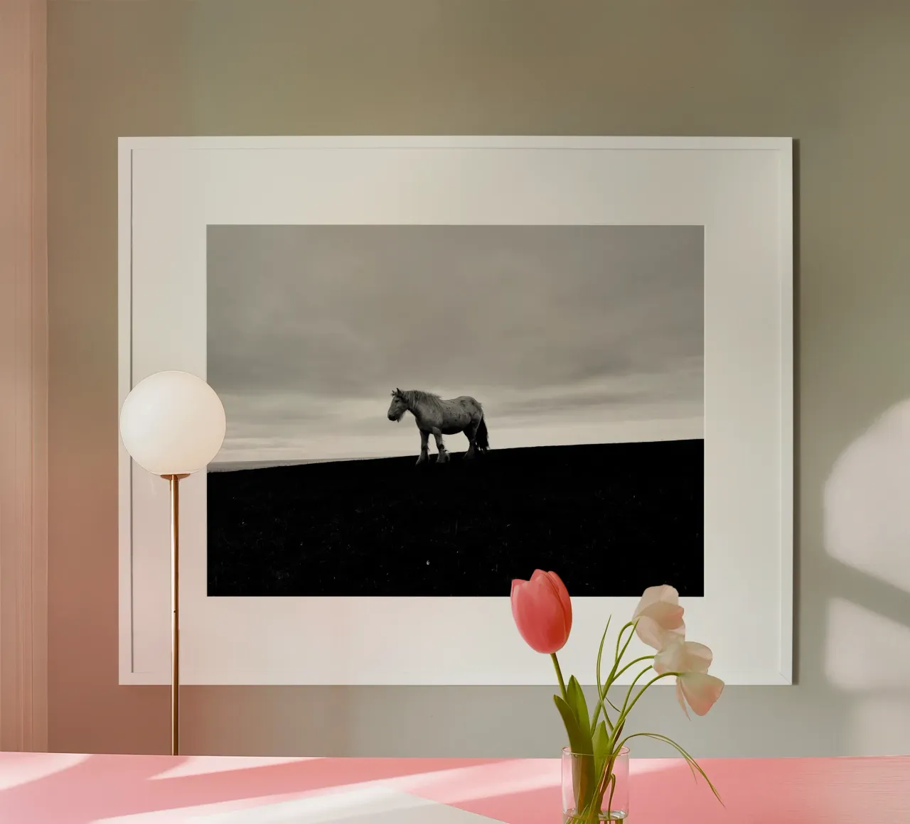 campo di pascolo poster da Horsire