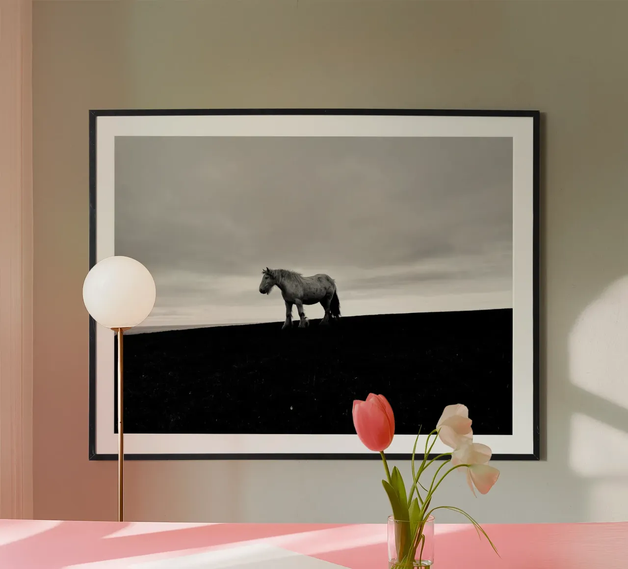 campo di pascolo poster da Horsire