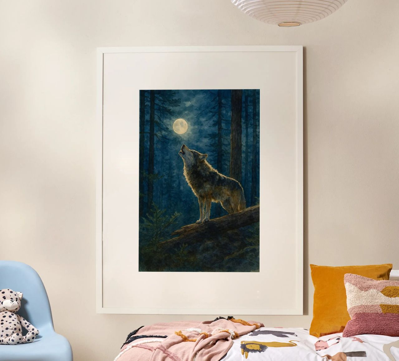 wolf malerei zeichnung Poster von lauraa