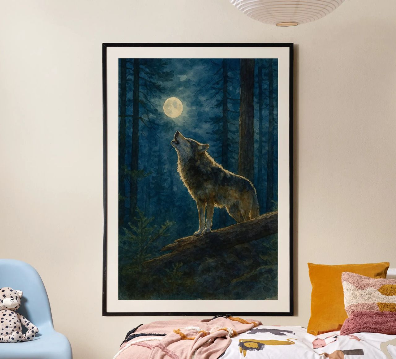 wolf malerei zeichnung Poster von lauraa