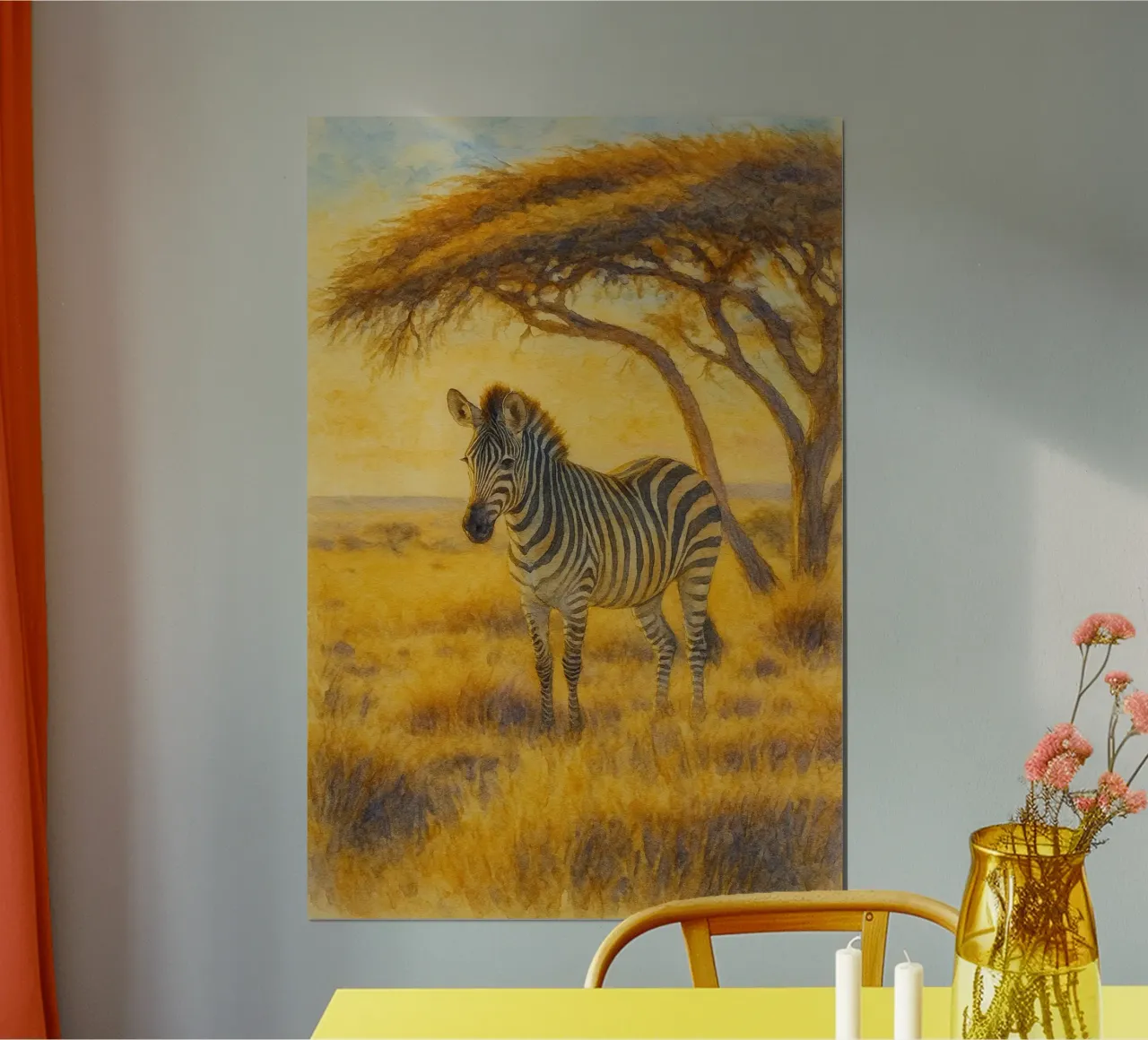 zebra malen zeichnung Hahnemühle von lauraa