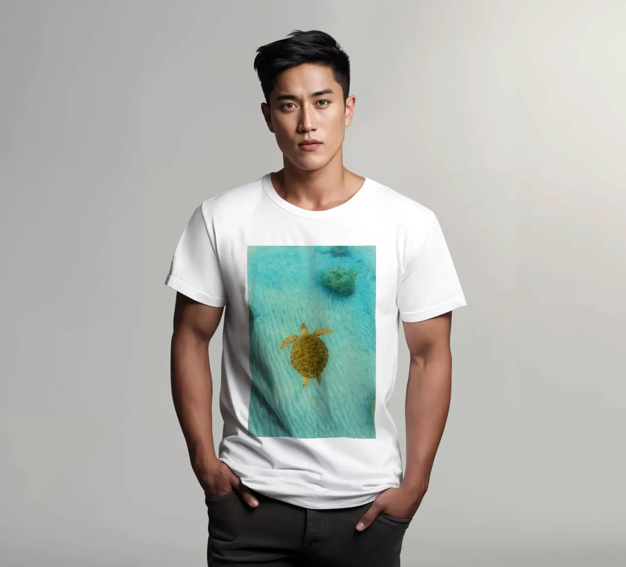 turtois painting drawing t-shirt by lauraa