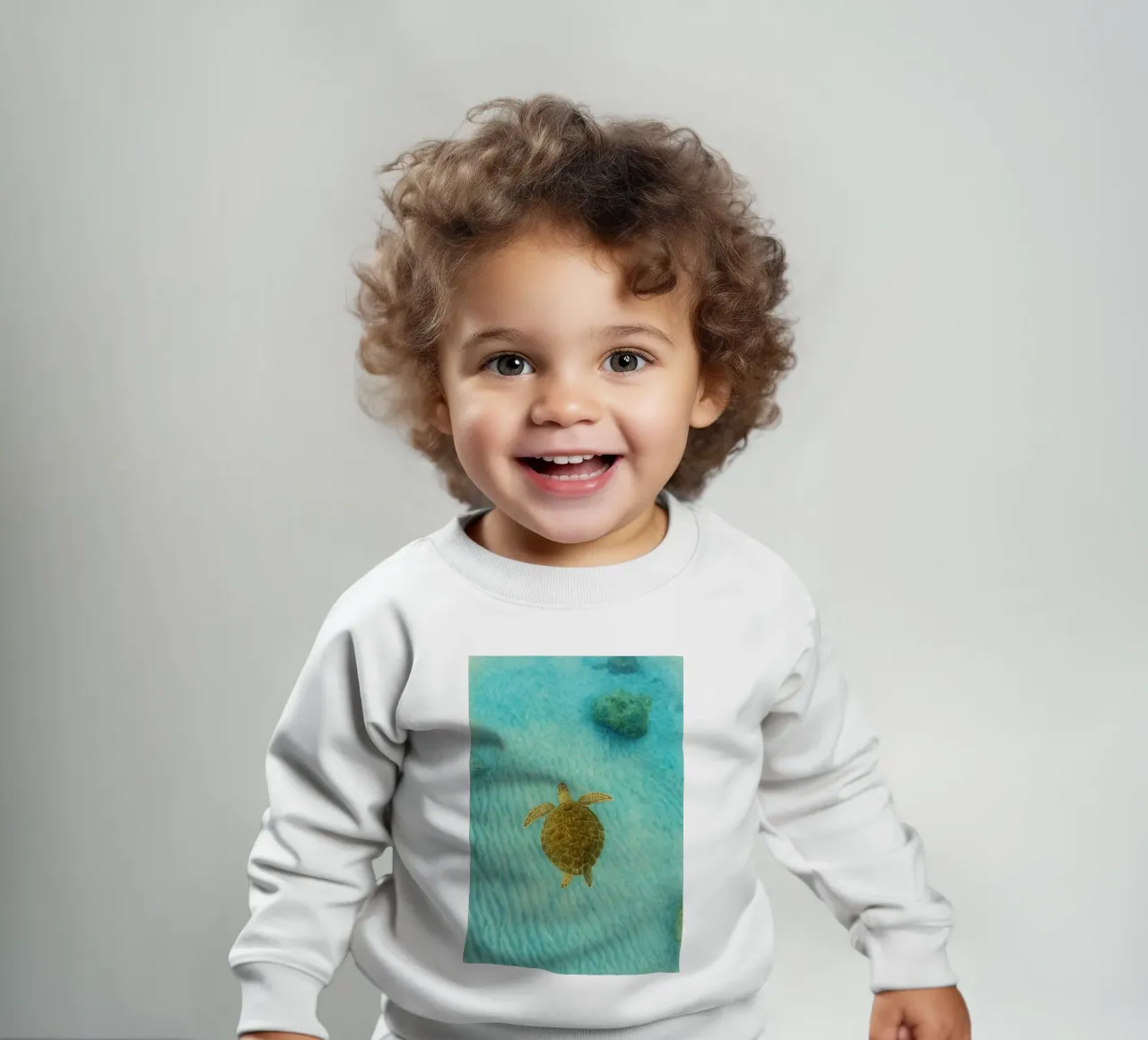 turtois painting drawing baby sweatshirt by lauraa