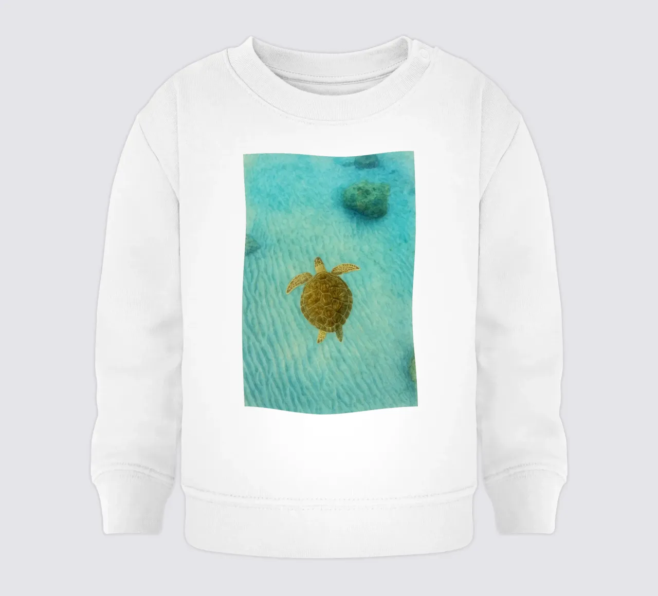 turtois painting drawing baby sweatshirt by lauraa