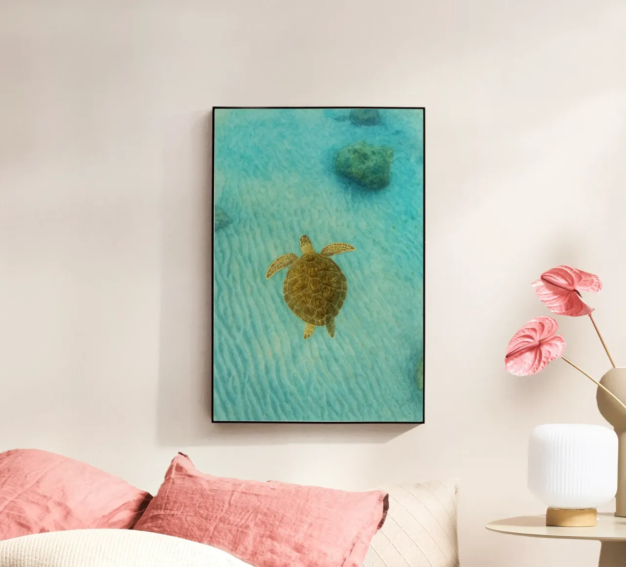 turtois painting drawing acrylic glass by lauraa