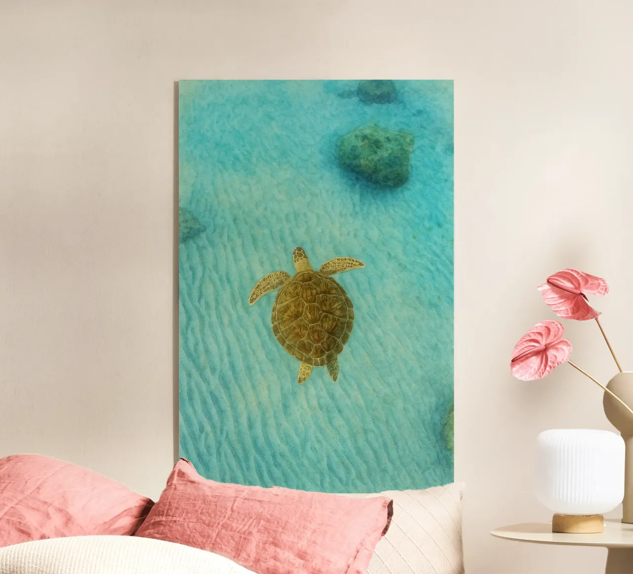 turtois painting drawing acrylic glass by lauraa