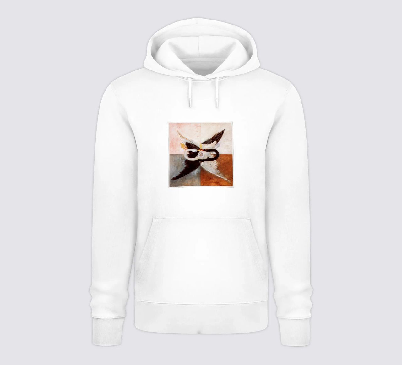 Hilman di Klimt Swan felpa con cappuccio da Alvena Baumbach