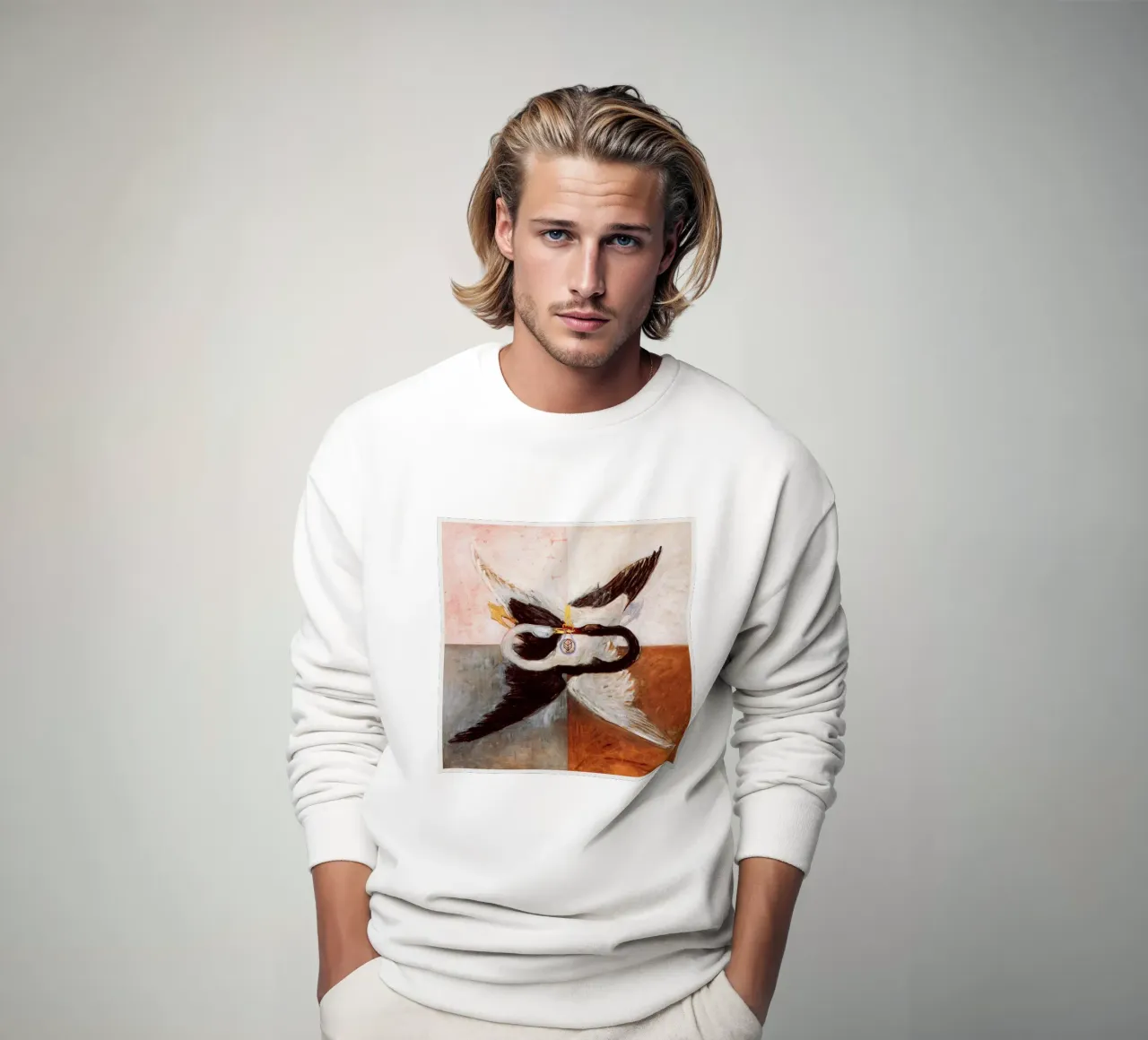 Hilman di Klimt Swan felpa da Alvena Baumbach
