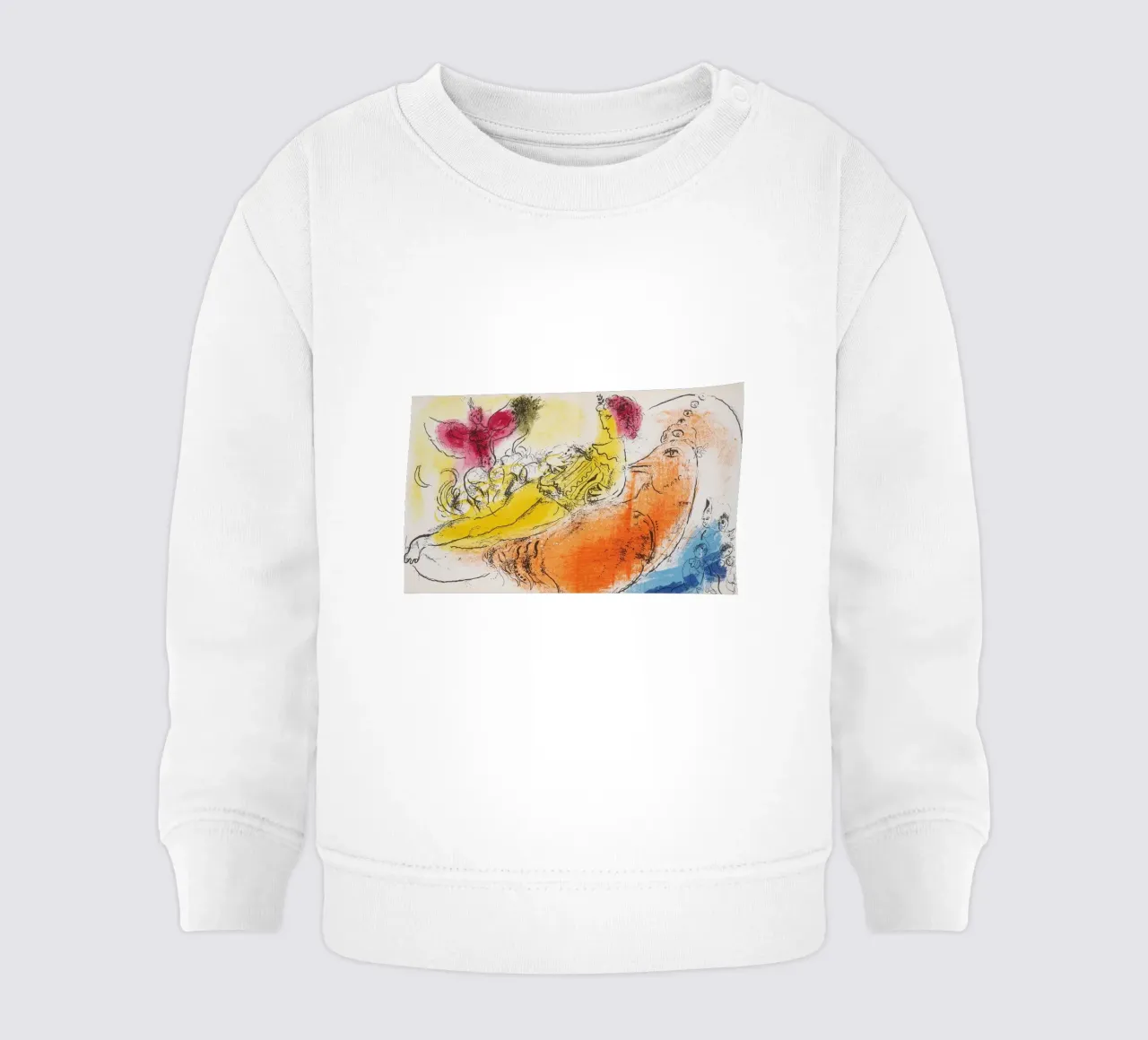 Marc Chagall, den Sie wahrscheinlich nicht kannten Baby Sweatshirt von Alvena Baumbach